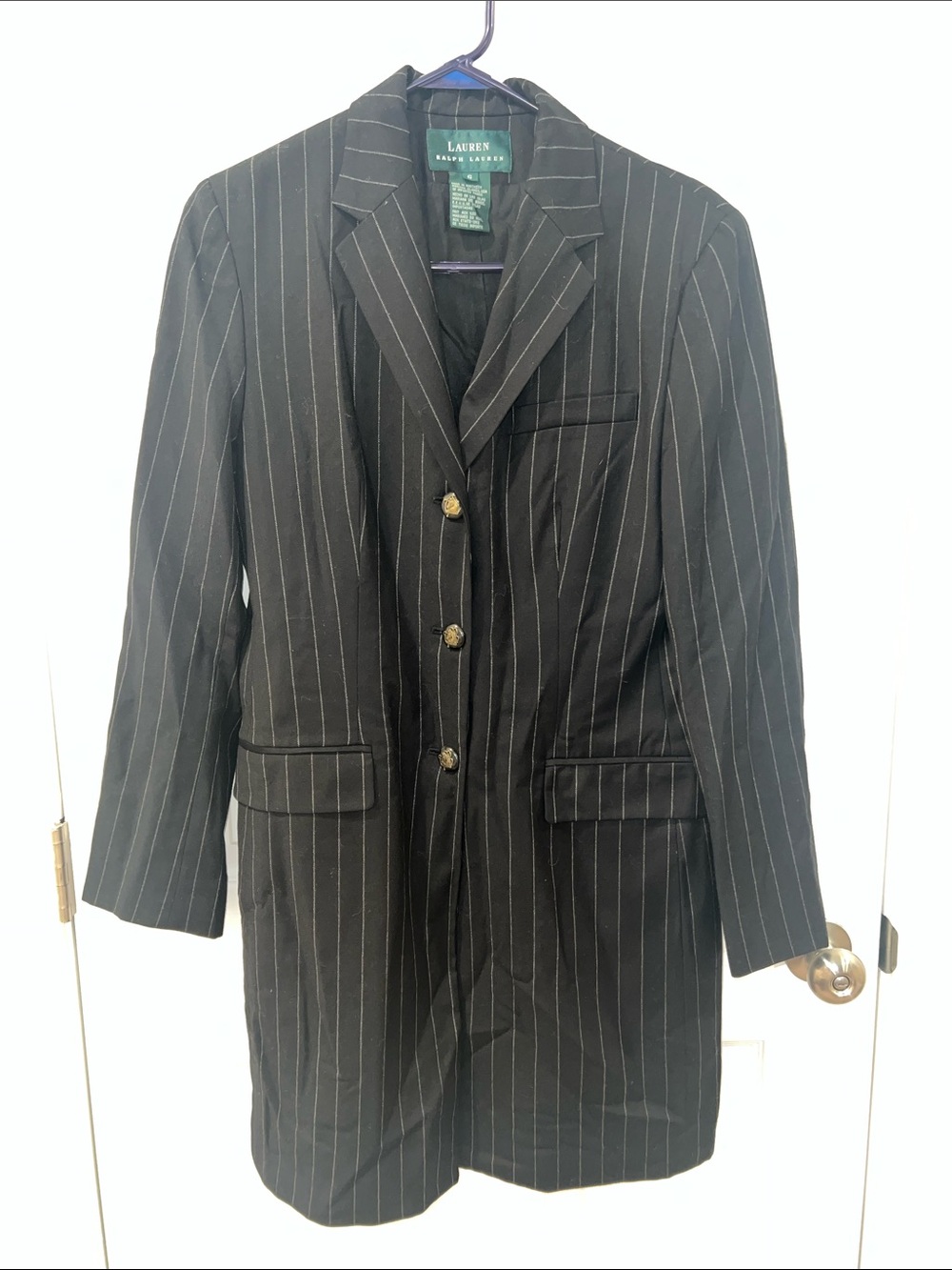 Lauren Ralph Lauren Pinstripe Blazer 6
